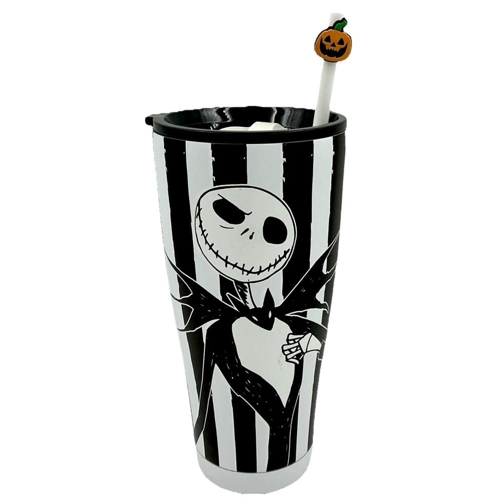 Disney Nightmare Before Christmas Tumbler Jack Skellington Stainless Steel 32Oz